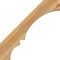 Ekena Millwork 4"W x 24"D x 24"H Balboa Rough Sawn Knee Brace, Western Red Cedar BRC04X24X24BOA00RWR - alternate 2
